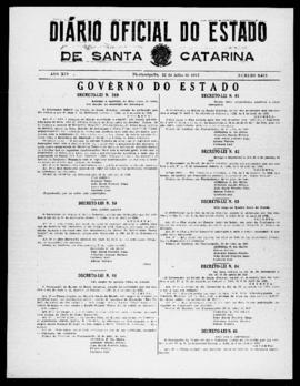 Diário Oficial do Estado de Santa Catarina. Ano 14. N° 3511 de 22/07/1947
