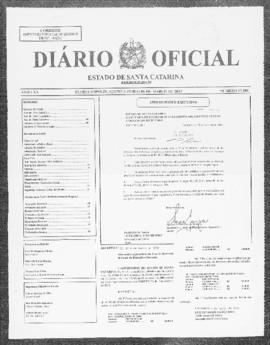 Diário Oficial do Estado de Santa Catarina. Ano 70. N° 17108 de 06/03/2003