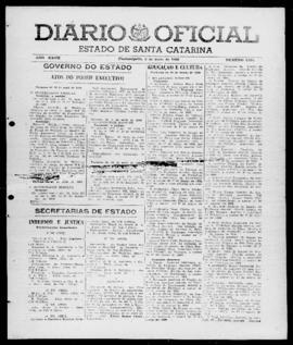 Diário Oficial do Estado de Santa Catarina. Ano 27. N° 6554 de 06/05/1960