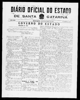 Diário Oficial do Estado de Santa Catarina. Ano 19. N° 4786 de 19/11/1952