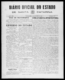 Diário Oficial do Estado de Santa Catarina. Ano 8. N° 2136 de 06/11/1941