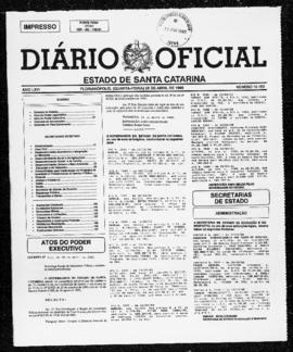 Diário Oficial do Estado de Santa Catarina. Ano 66. N° 16153 de 28/04/1999. Parte 1