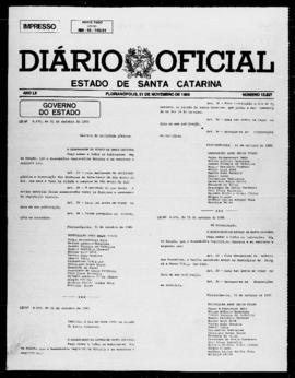 Diário Oficial do Estado de Santa Catarina. Ano 52. N° 12827 de 01/11/1985