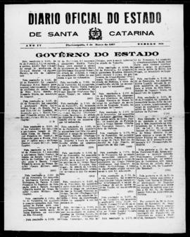 Diário Oficial do Estado de Santa Catarina. Ano 4. N° 869 de 03/03/1937