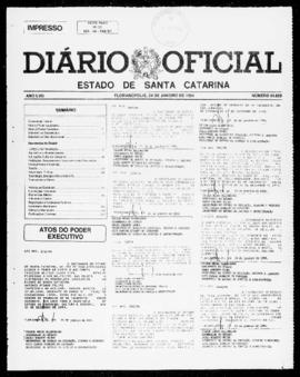 Diário Oficial do Estado de Santa Catarina. Ano 58. N° 14859 de 24/01/1994. Parte 1