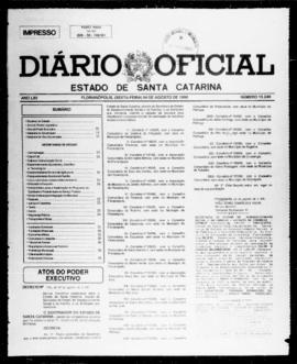 Diário Oficial do Estado de Santa Catarina. Ano 62. N° 15240 de 04/08/1995