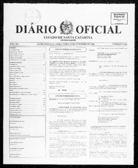 Diário Oficial do Estado de Santa Catarina. Ano 70. N° 17244 de 23/09/2003