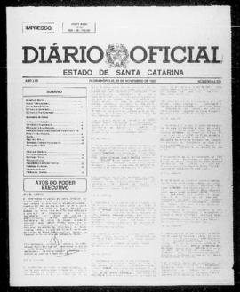 Diário Oficial do Estado de Santa Catarina. Ano 57. N° 14574 de 25/11/1992