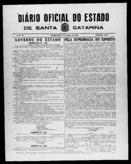 Diário Oficial do Estado de Santa Catarina. Ano 10. N° 2453 de 03/03/1943
