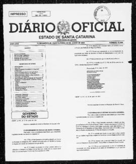 Diário Oficial do Estado de Santa Catarina. Ano 67. N° 16444 de 29/06/2000