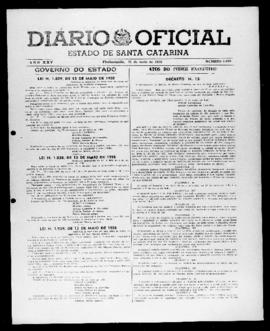 Diário Oficial do Estado de Santa Catarina. Ano 25. N° 6094 de 21/05/1958