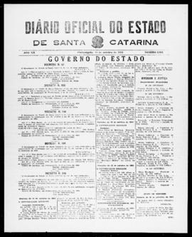 Diário Oficial do Estado de Santa Catarina. Ano 20. N° 5004 de 19/10/1953