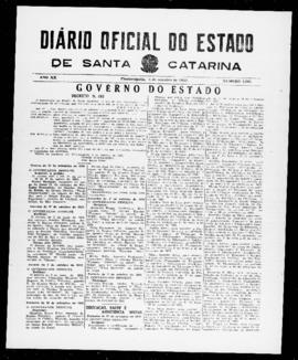Diário Oficial do Estado de Santa Catarina. Ano 20. N° 4995 de 06/10/1953