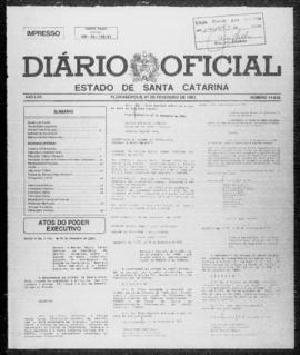 Diário Oficial do Estado de Santa Catarina. Ano 57. N° 14618 de 01/02/1993