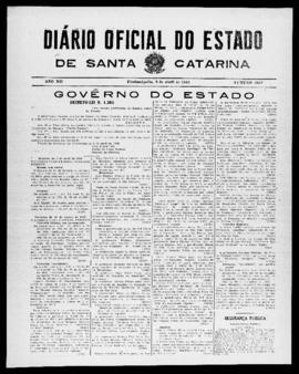 Diário Oficial do Estado de Santa Catarina. Ano 12. N° 2957 de 09/04/1945