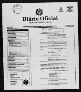 Diário Oficial do Estado de Santa Catarina. Ano 76. N° 18994 de 20/12/2010