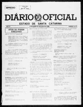 Diário Oficial do Estado de Santa Catarina. Ano 52. N° 12717 de 28/05/1985