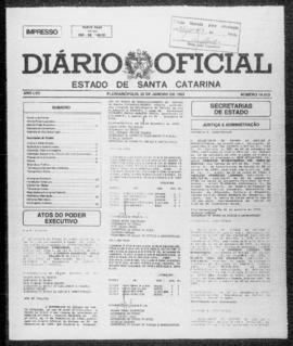 Diário Oficial do Estado de Santa Catarina. Ano 57. N° 14613 de 25/01/1993