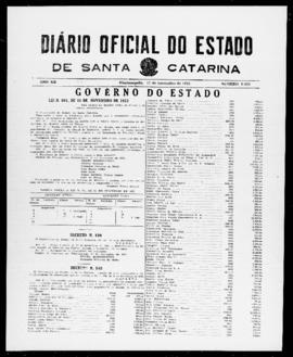 Diário Oficial do Estado de Santa Catarina. Ano 20. N° 5023 de 17/11/1953