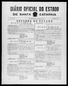 Diário Oficial do Estado de Santa Catarina. Ano 15. N° 3774 de 30/08/1948