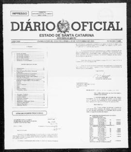 Diário Oficial do Estado de Santa Catarina. Ano 69. N° 17040 de 25/11/2002