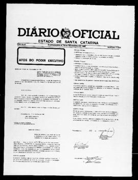 Diário Oficial do Estado de Santa Catarina. Ano 46. N° 11605 de 18/11/1980