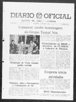 Diário Oficial do Estado de Santa Catarina. Ano 40. N° 10132 de 09/12/1974