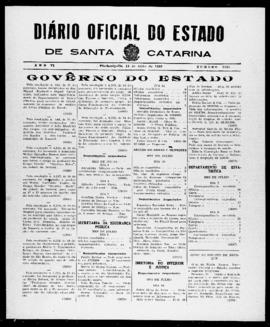 Diário Oficial do Estado de Santa Catarina. Ano 6. N° 1536 de 11/07/1939