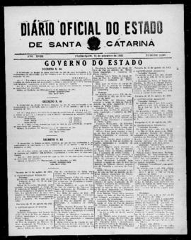 Diário Oficial do Estado de Santa Catarina. Ano 18. N° 4496 de 10/09/1951