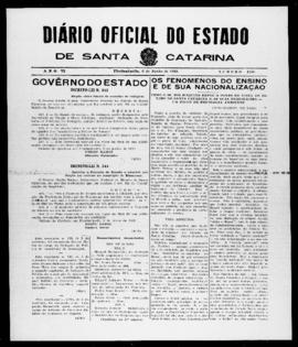 Diário Oficial do Estado de Santa Catarina. Ano 6. N° 1508 de 06/06/1939
