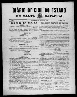 Diário Oficial do Estado de Santa Catarina. Ano 10. N° 2510 de 31/05/1943