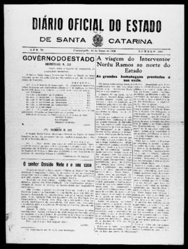 Diário Oficial do Estado de Santa Catarina. Ano 6. N° 1445 de 15/03/1939