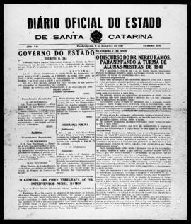 Diário Oficial do Estado de Santa Catarina. Ano 7. N° 1902 de 03/12/1940