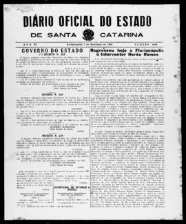Diário Oficial do Estado de Santa Catarina. Ano 6. N° 1656 de 07/12/1939