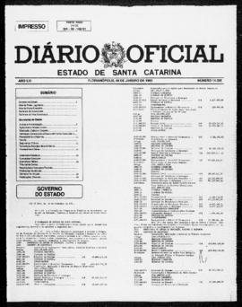 Diário Oficial do Estado de Santa Catarina. Ano 56. N° 14355 de 06/01/1992