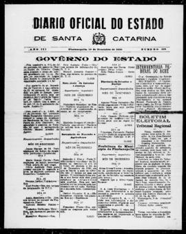 Diário Oficial do Estado de Santa Catarina. Ano 3. N° 813 de 19/12/1936