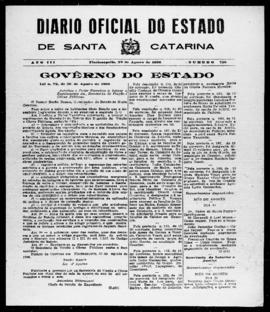 Diário Oficial do Estado de Santa Catarina. Ano 3. N° 718 de 22/08/1936