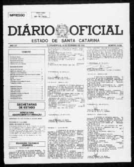 Diário Oficial do Estado de Santa Catarina. Ano 56. N° 14338 de 10/12/1991