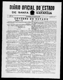 Diário Oficial do Estado de Santa Catarina. Ano 15. N° 3729 de 23/06/1948