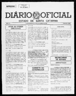 Diário Oficial do Estado de Santa Catarina. Ano 53. N° 13336 de 23/11/1987
