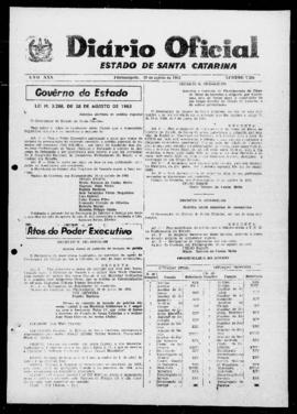 Diário Oficial do Estado de Santa Catarina. Ano 30. N° 7365 de 29/08/1963