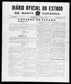 Diário Oficial do Estado de Santa Catarina. Ano 13. N° 3288 de 19/08/1946