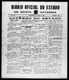 Diário Oficial do Estado de Santa Catarina. Ano 7. N° 1822 de 07/08/1940