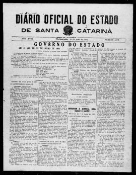 Diário Oficial do Estado de Santa Catarina. Ano 18. N° 4461 de 18/07/1951