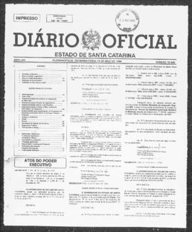 Diário Oficial do Estado de Santa Catarina. Ano 65. N° 15920 de 18/05/1998