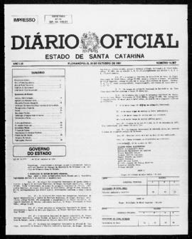 Diário Oficial do Estado de Santa Catarina. Ano 56. N° 14307 de 25/10/1991