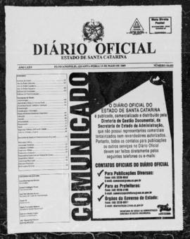 Diário Oficial do Estado de Santa Catarina. Ano 75. N° 18603 de 13/05/2009
