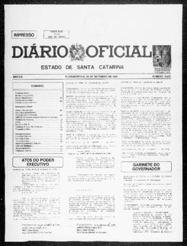 Diário Oficial do Estado de Santa Catarina. Ano 61. N° 15021 de 16/09/1994