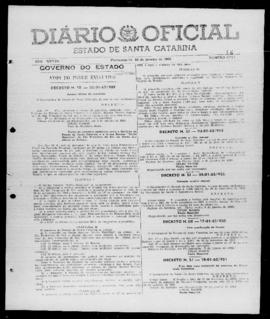 Diário Oficial do Estado de Santa Catarina. Ano 28. N° 6973 de 19/01/1962