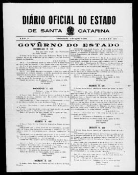Diário Oficial do Estado de Santa Catarina. Ano 5. N° 1277 de 12/08/1938